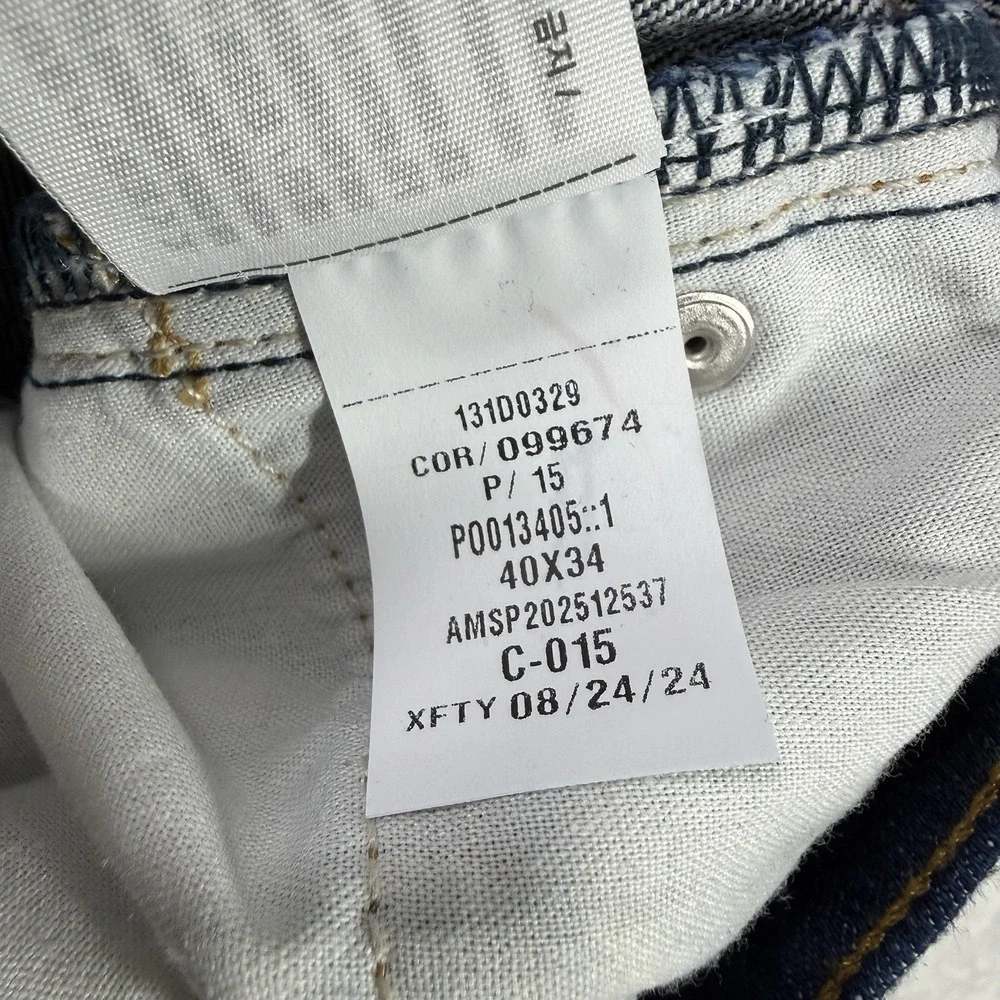 Abercrombie & Fitch Men's Vintage Stretch Baggy Jeans 40x34 (38x32) Wide Leg